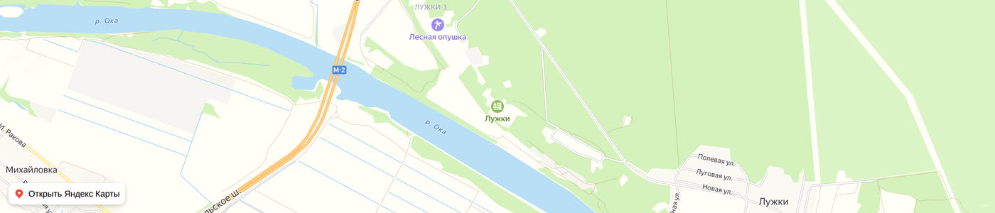 Карта: Лужки