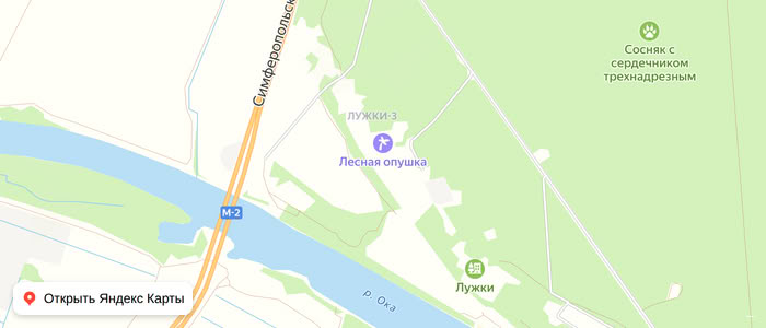 Карта: Лесная опушка