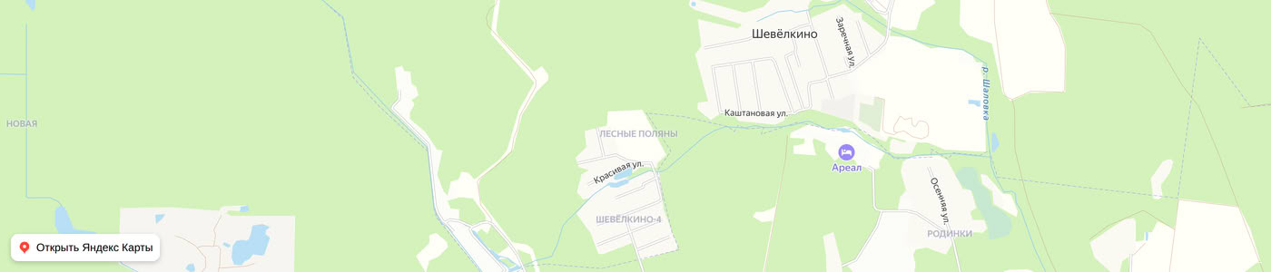 Карта: Лесные поляны