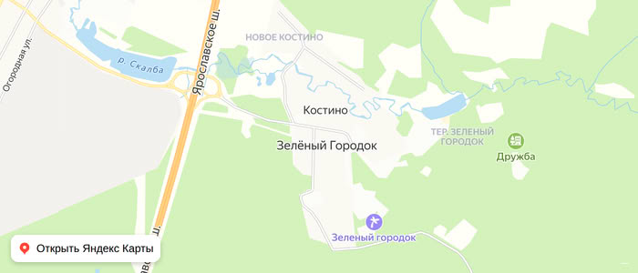 Карта: Зеленый городок