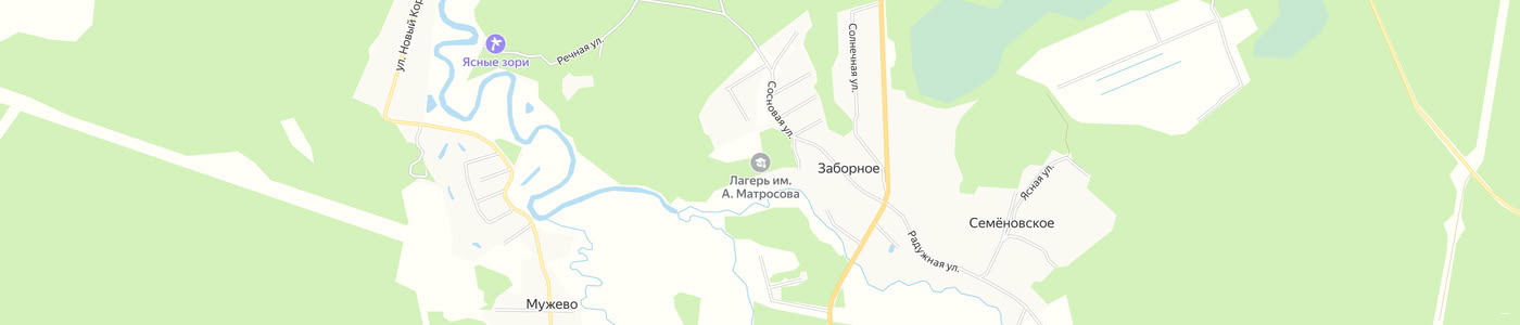 Карта: Детский лагерь имени А. Матросова