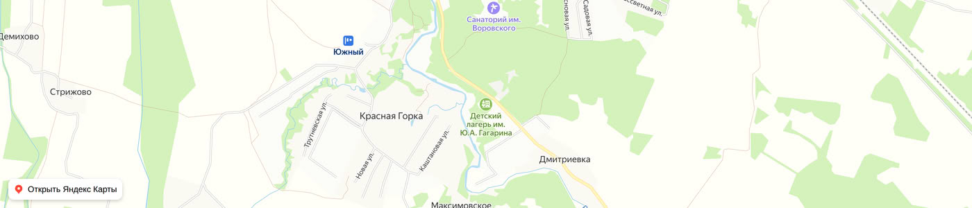 Карта: Детский лагерь имени Ю.А. Гагарина
